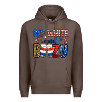 Coffee red white and boozy Premium Hoodie - RanaPortraitStore