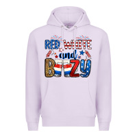 Lilac red white and boozy Premium Hoodie - RanaPortraitStore