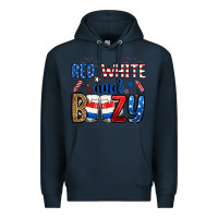Navy red white and boozy Premium Hoodie - RanaPortraitStore