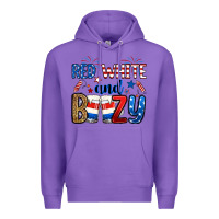 Purple red white and boozy Premium Hoodie - RanaPortraitStore