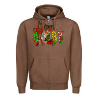 Chestnut True Story Holy Family Zipper Hoodie - FaDigitalArtStudio