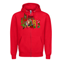 Red True Story Holy Family Zipper Hoodie - FaDigitalArtStudio
