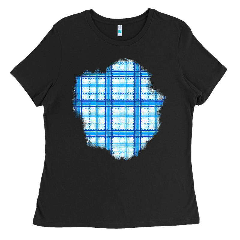 Winter Tartan Patch Ladies Tee by BundleAndBundleShop | Teevron