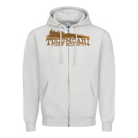 Dove Grey tucumcari Zipper Hoodie - tuanDangUi