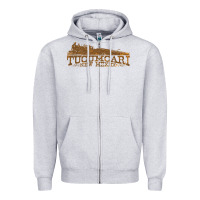 Heather Grey tucumcari Zipper Hoodie - tuanDangUi