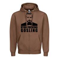 Chestnut ryan fucking gosling Zipper Hoodie - tuanDangUi