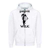 Lawrence Welk   Name   The Black Stencil Zipper Hoodie | Teevron