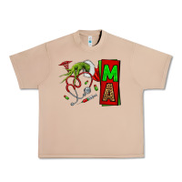 Burro Christmas Character Nurse Urban Heavy Tee - NancyCooperArtShop