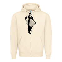 Sandshell lawrence welk   no name   the black stencil Zipper Hoodie - tuanDangUi