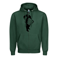 Sports Green lawrence welk   no name   the black stencil Zipper Hoodie - tuanDangUi