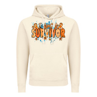 Vintage Artic I am a survivor orange ribbon Kidney Cancer Vintage Hoodie - NancyCooperArtShop