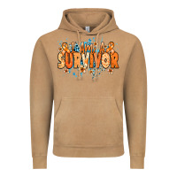Vintage Camel I am a survivor orange ribbon Kidney Cancer Vintage Hoodie - NancyCooperArtShop