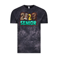 Cloud Black 2023 senior Football Vintage Tee - NancyCooperArtShop