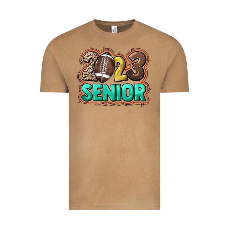 2023 Senior Football Vintage Tee by NancyCooperArtShop | Teevron