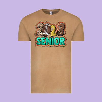 2023 Senior Football Vintage Tee Designed By Nancycooperartshop