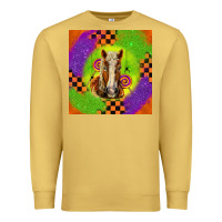 Antique Gold Halloween Belgian Horse Premium Sweatshirt - LillyAllenDesigns