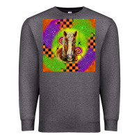 Charcoal Heather Halloween Belgian Horse Premium Sweatshirt - LillyAllenDesigns