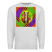 Dove Grey Halloween Belgian Horse Premium Sweatshirt - LillyAllenDesigns