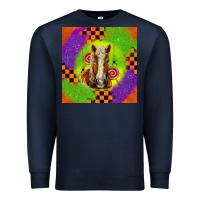 Navy Halloween Belgian Horse Premium Sweatshirt - LillyAllenDesigns