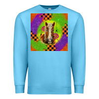 Ocean Blue Halloween Belgian Horse Premium Sweatshirt - LillyAllenDesigns