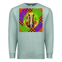 Seafoam Halloween Belgian Horse Premium Sweatshirt - LillyAllenDesigns