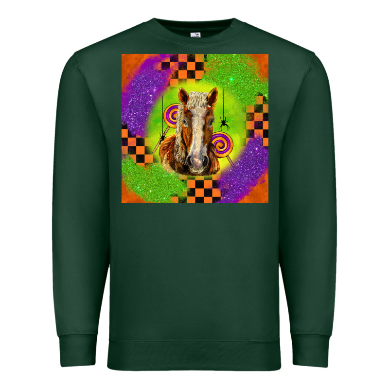 Halloween Belgian Horse Premium Sweatshirt by LillyAllenDesigns | Teevron