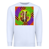 White Halloween Belgian Horse Premium Sweatshirt - LillyAllenDesigns