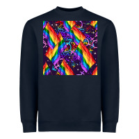 Navy lgbt flag seamless pattern Heavyweight Sweatshirt - FaDigitalArtStudio