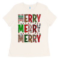 Bone Merry Merry Merry Christmas Ladies Tee - BundleAndBundleShop