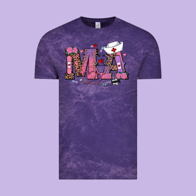 Valentines Day Ma Nurse Vintage Tee Designed By Ranaportraitstore