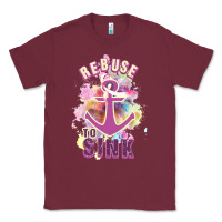 Burgundy Rebuse To Sink Classic Tee - Bettercallsaul