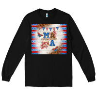 Black American mama Long Sleeve Tee - TumblerDesignByShophia