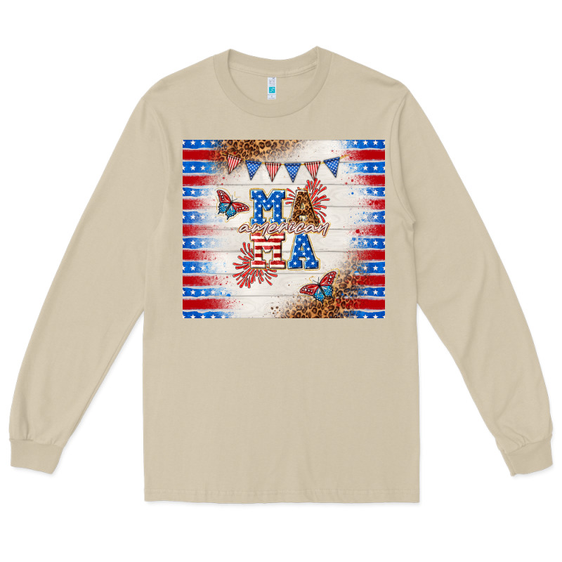 American Mama Long Sleeve Tee by TumblerDesignByShophia | Teevron