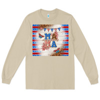 Mushroom American mama Long Sleeve Tee - TumblerDesignByShophia