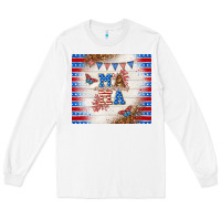 White American mama Long Sleeve Tee - TumblerDesignByShophia