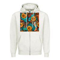 Western Cowboy Boot Seamless Pattern Zipper Hoodie | Teevron