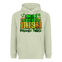 Matcha Beer Irish Periodic table St. Patrick's Heavyweight Hoodie - LillyAllenDesigns