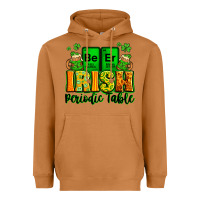 Meerkat Beer Irish Periodic table St. Patrick's Heavyweight Hoodie - LillyAllenDesigns
