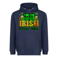 Navy Beer Irish Periodic table St. Patrick's Heavyweight Hoodie - LillyAllenDesigns