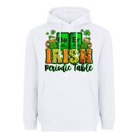 White Beer Irish Periodic table St. Patrick's Heavyweight Hoodie - LillyAllenDesigns