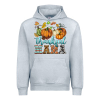 Heather Grey thankful mama Urban Hoodie - BarkalooDesign