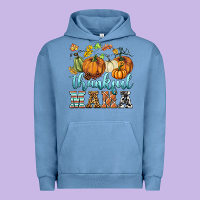 Thankful Mama Urban Hoodie Designed By Barkaloodesign