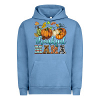 Pigment Pebble Blue thankful mama Urban Hoodie - BarkalooDesign
