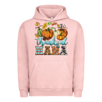Pigment Salmon thankful mama Urban Hoodie - BarkalooDesign