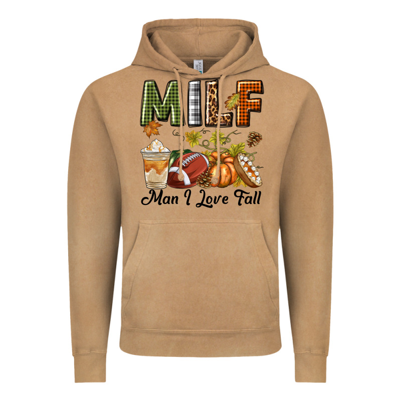Milf Man I Love Fall Vintage Hoodie by texasbilliewilder | Teevron