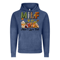 Vintage Denim Milf Man I Love Fall Vintage Hoodie - texasbilliewilder