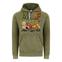 Vintage Olive Milf Man I Love Fall Vintage Hoodie - texasbilliewilder