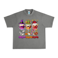 Tornado Hallothanksmas wine glasses Urban Heavy Tee - NancyCooperArtShop