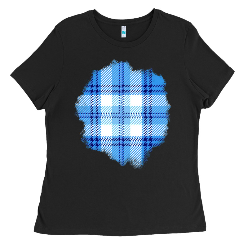 Winter Tartan Patch Ladies Tee by BundleAndBundleShop | Teevron
