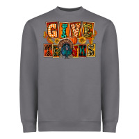 Storm Give Thanks Thanksgiving Heavyweight Sweatshirt - FaDigitalArtStudio